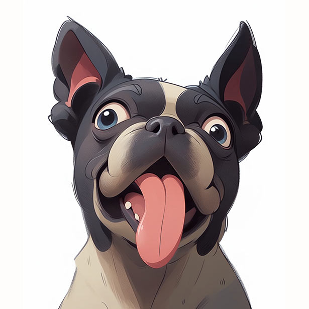 Whimsical-French-Bulldog-Art-Funny-Face-with-Tongue-Out_w