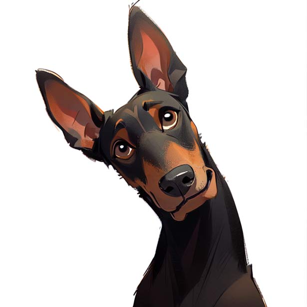 Affectionate Doberman